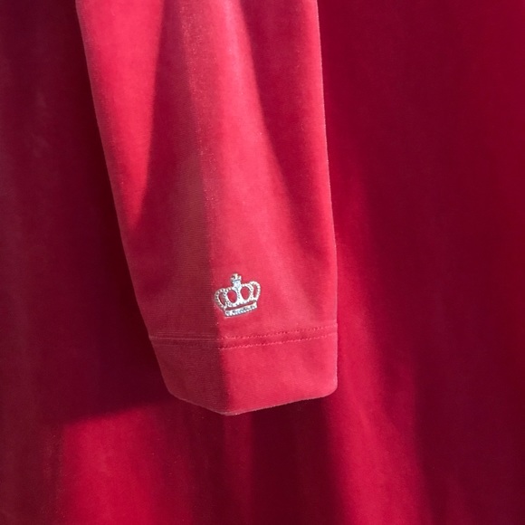 Juicy Couture, Velour Ruched Mini Dress, Sz M - Picture 4 of 5